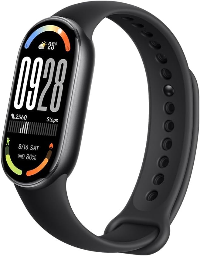 Xiaomi Smart Band 10 fitness tracker in black