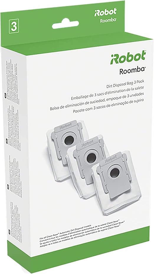 iRobot Roomba Clean Base replacement dirt disposal bags, 3-pack