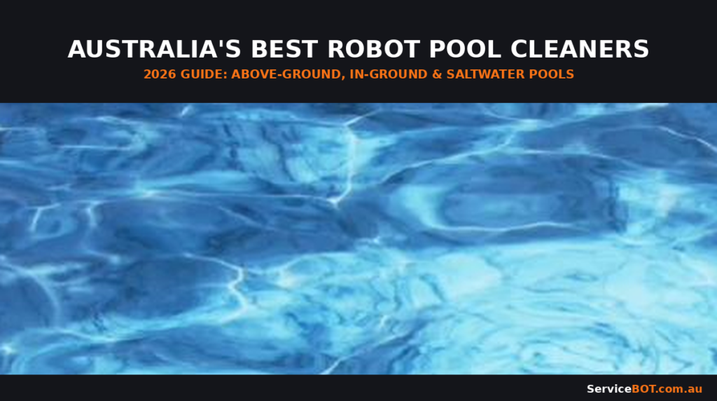 Crystal clear Australian swimming pool water, illustrating ServiceBot's Best Robot Pool Cleaners Australia 2026 guide