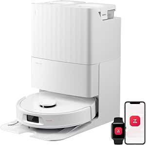 Roborock Qrevo L Pro robot vacuum and mop with its self-emptying and refilling dock