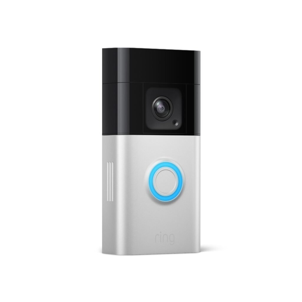 Ring Battery Video Doorbell Pro, angled view