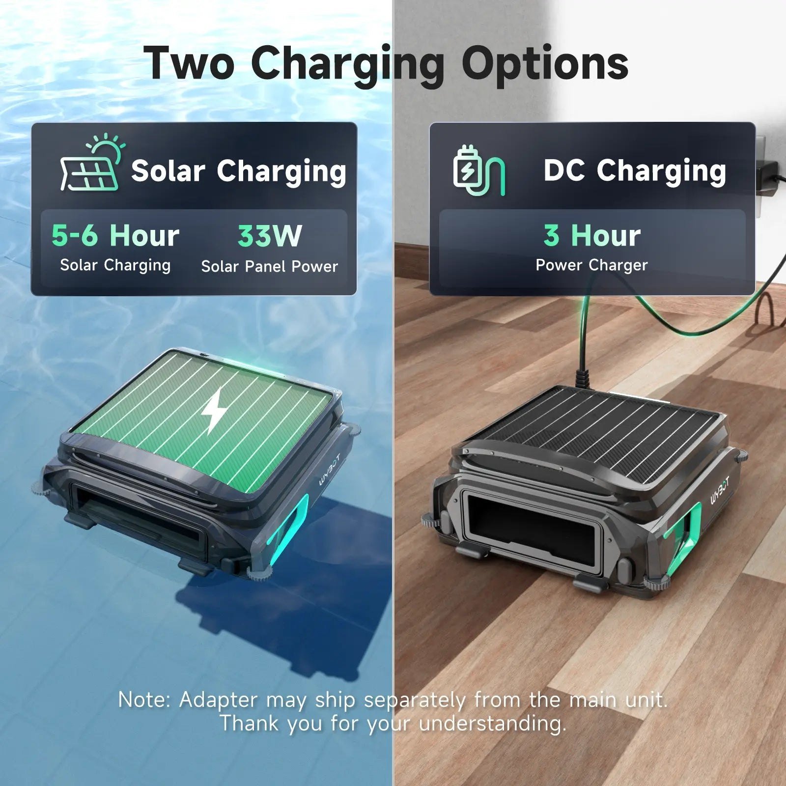 WYBOT F1 solar pool skimmer, image 3 of 10