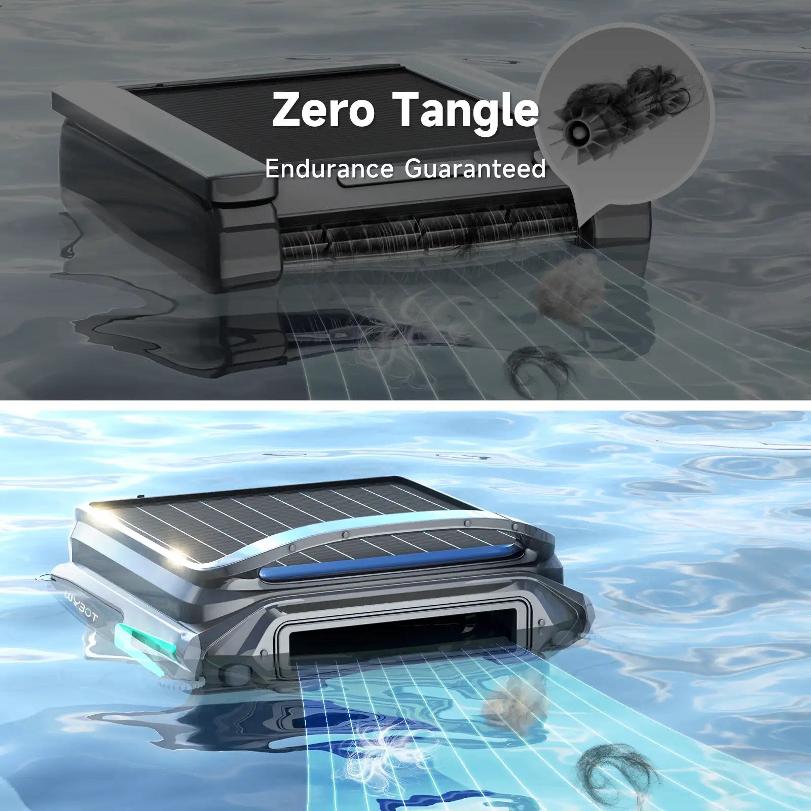 WYBOT F1 solar pool skimmer, image 5 of 10